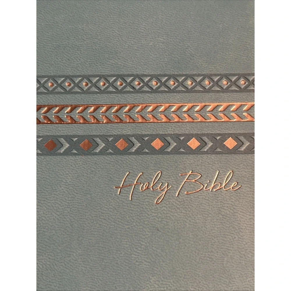 NIV Bible Leathersoft, Large Print, w/ Matching Journal Turquoise